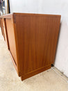 Teak Danish Modern Tambour Credenza - Rehaus