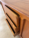 Teak Danish Modern Tambour Credenza - Rehaus