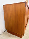 Teak Danish Modern Tambour Credenza - Rehaus