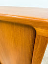 Teak Danish - style Tambour Tall Credenza - Rehaus