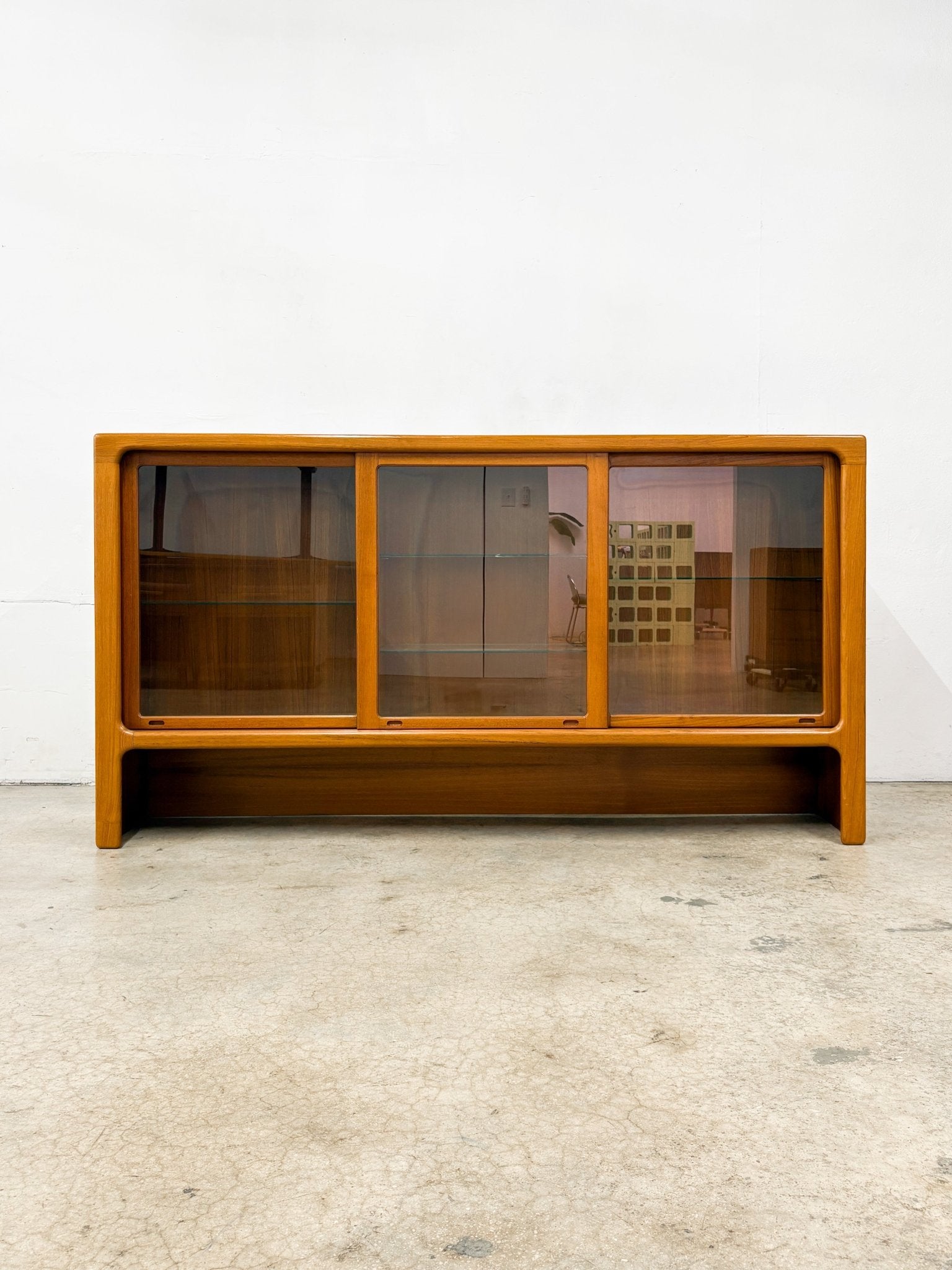 Teak Glass - door Display Cabinet - Rehaus