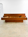 Teak MCM Platform Bed + Nightstands - Rehaus