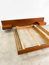 Teak MCM Platform Bed + Nightstands - Rehaus