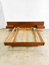 Teak MCM Platform Bed + Nightstands - Rehaus