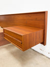 Teak MCM Platform Bed + Nightstands - Rehaus