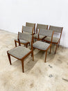 Teak Scandinavian Dining Chairs (x7) - Rehaus