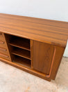 Teak Tambour Door Credenza, Bernhard - Rehaus