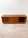 Teak Tambour Door Credenza, Bernhard - Rehaus
