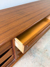 Teak Tambour Door Credenza, Bernhard - Rehaus