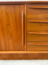 Teak Tambour Door Credenza, Bernhard - Rehaus
