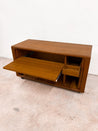 Teak Tambour Media Console, Dyrlund - Rehaus