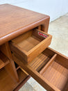 Teak Tambour Media Console, Dyrlund - Rehaus