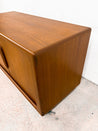 Teak Tambour Media Console, Dyrlund - Rehaus