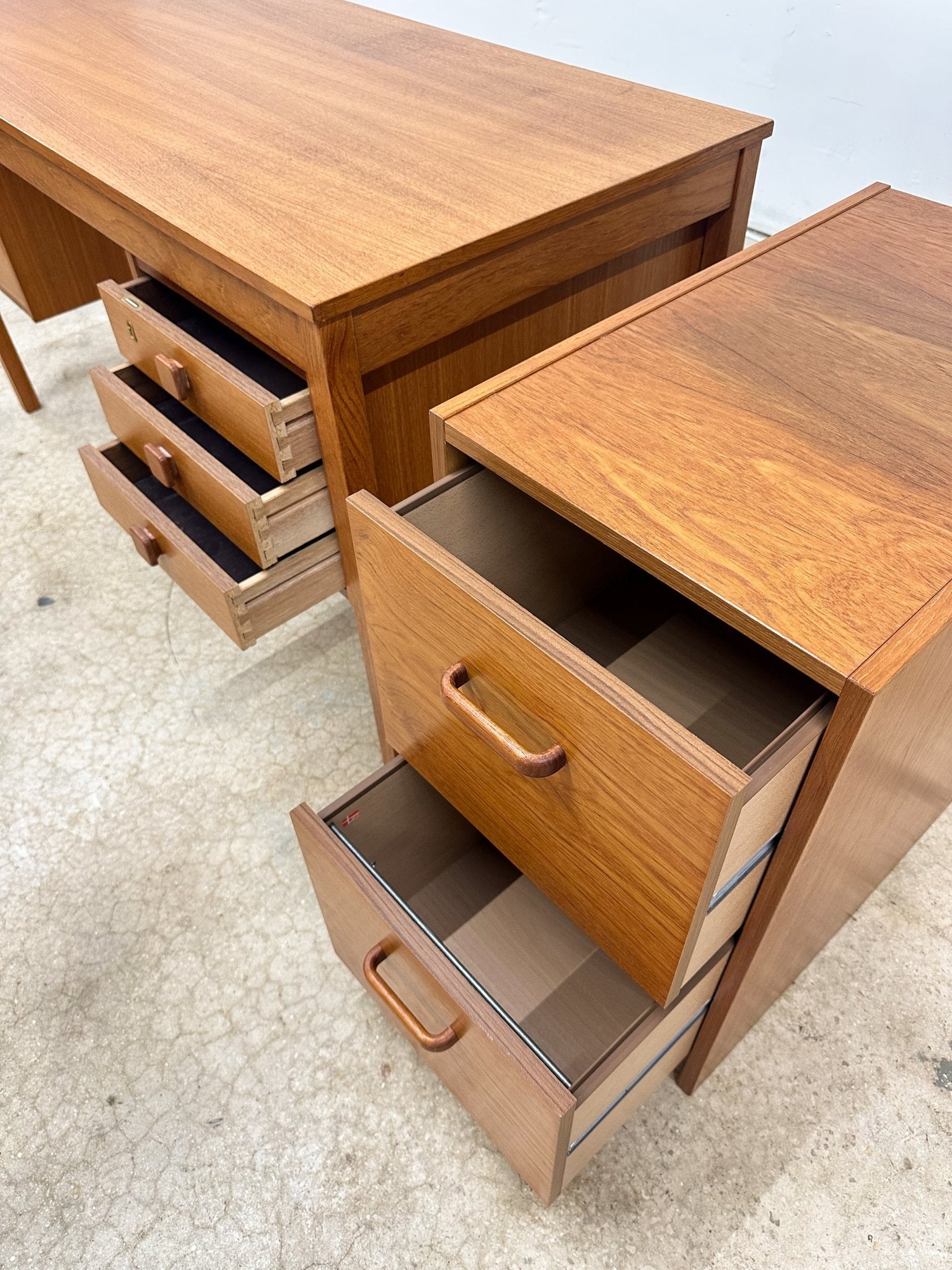 Teak Two - Drawer Filing Cabinet - Rehaus