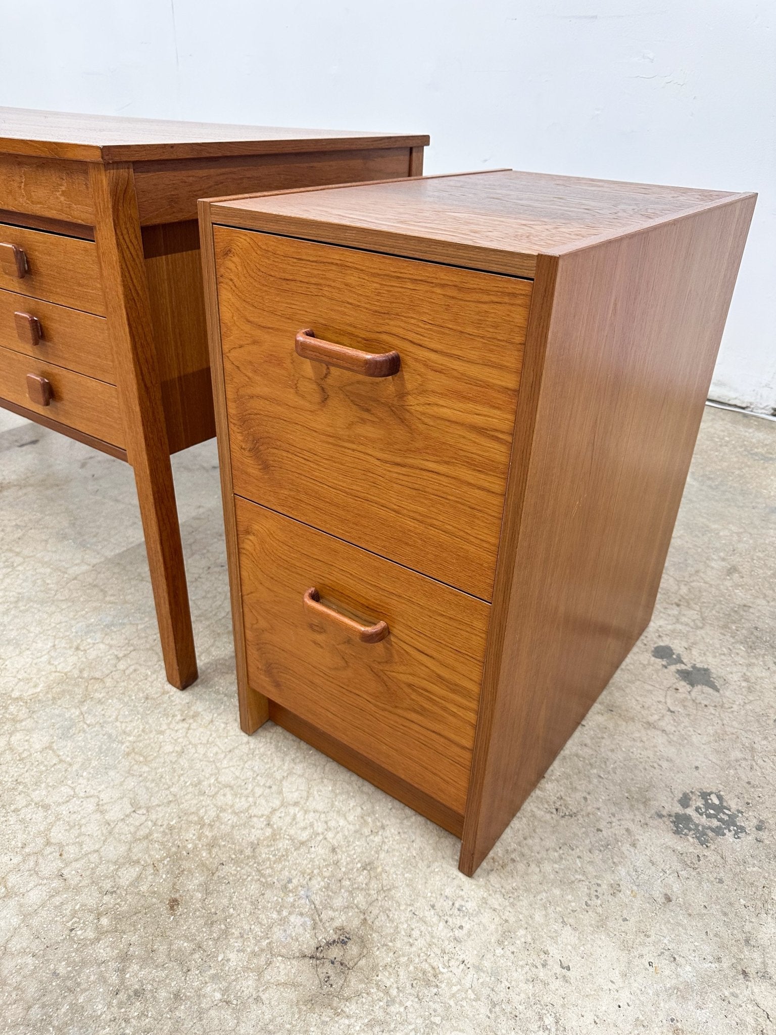 Teak Two - Drawer Filing Cabinet - Rehaus