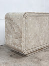 Tesselated Stone Rounded Credenza, Maitland Smith - Rehaus
