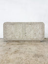 Tesselated Stone Rounded Credenza, Maitland Smith - Rehaus