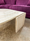 Travertine Coffee Table, Roche Bobois - Rehaus