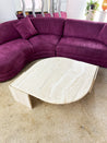 Travertine Coffee Table, Roche Bobois - Rehaus