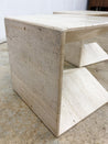 Travertine Stone Angular Side Table Set - Rehaus