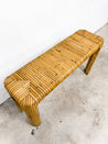 Waterfall Bamboo Console Table - Rehaus
