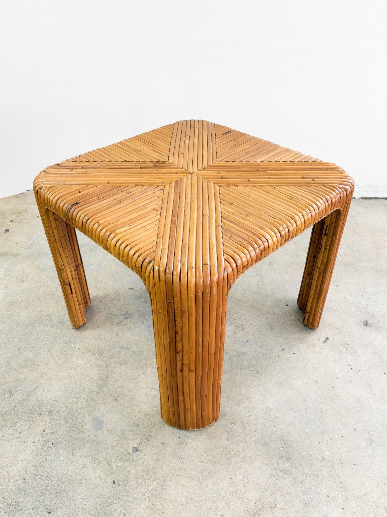 Waterfall Bamboo Square Dining Table - Rehaus