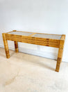 Woven Rattan Console Table - Rehaus