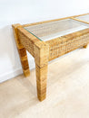 Woven Rattan Console Table - Rehaus