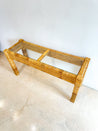 Woven Rattan Console Table - Rehaus