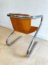 1970s Italian Tubular Chrome "Z" Chair, Harvey Guzzini - Rehaus