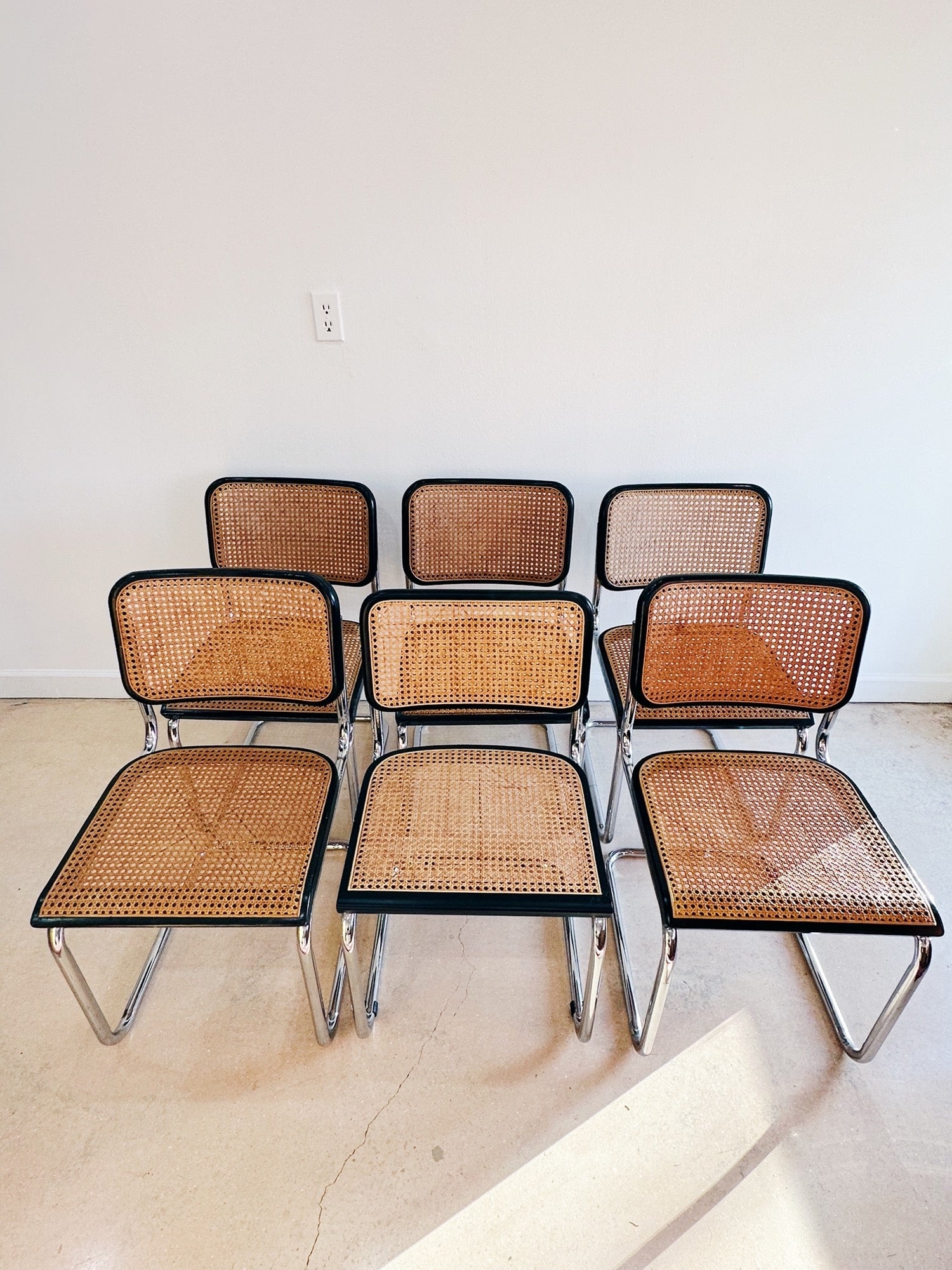 Black Cesca Chairs (x6) - Rehaus