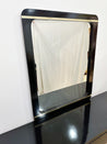 Black & Gold Laminate Dresser & Mirror - Rehaus