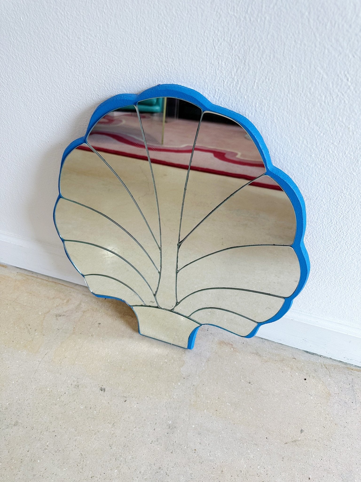 Blue Mini Shell Mirror - Rehaus
