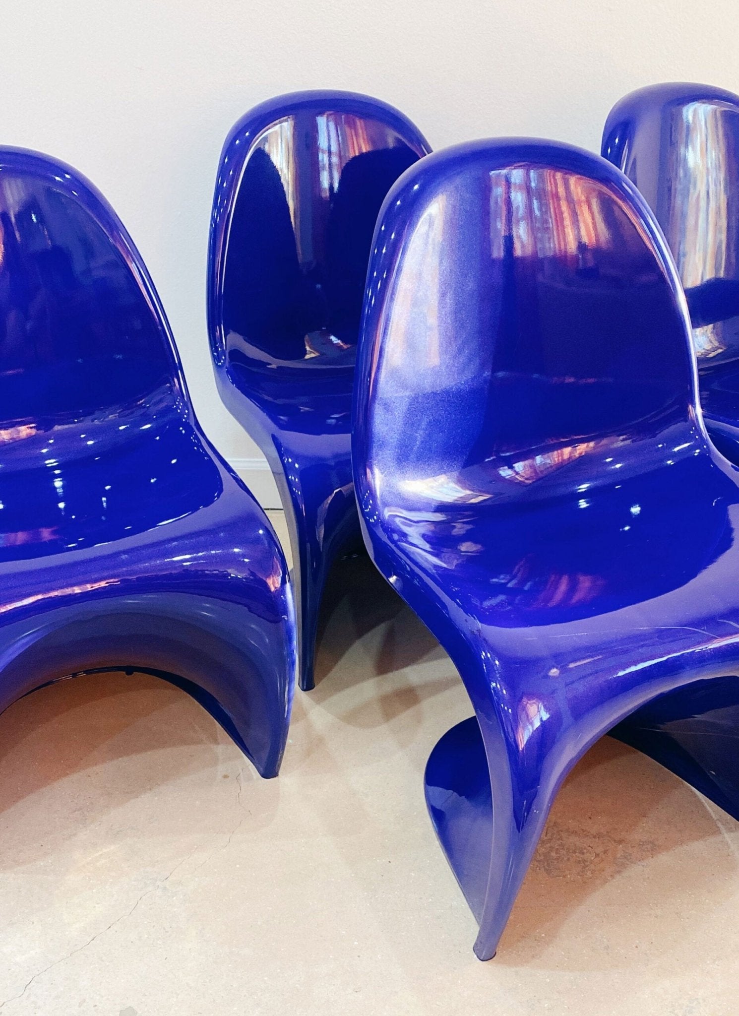 Brilliant Blue Panton Chair - Rehaus