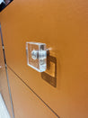Burnt Orange & Chrome Cabinet - Rehaus