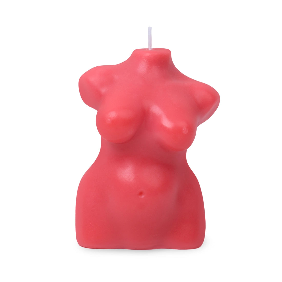 Pink Curves Figure Candle