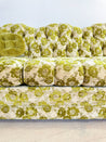Chartreuse Velvet Flower Couch - Rehaus