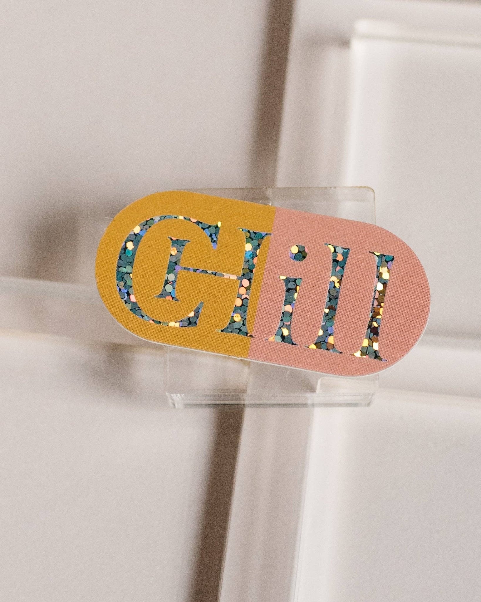 Chill Pill Sparkle Sticker - Rehaus