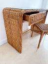 Chunky Bamboo Reed Desk & Chair - Rehaus