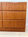 Danish Nine-drawer Lowboy Dresser - Rehaus