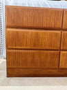 Danish Nine-drawer Lowboy Dresser - Rehaus
