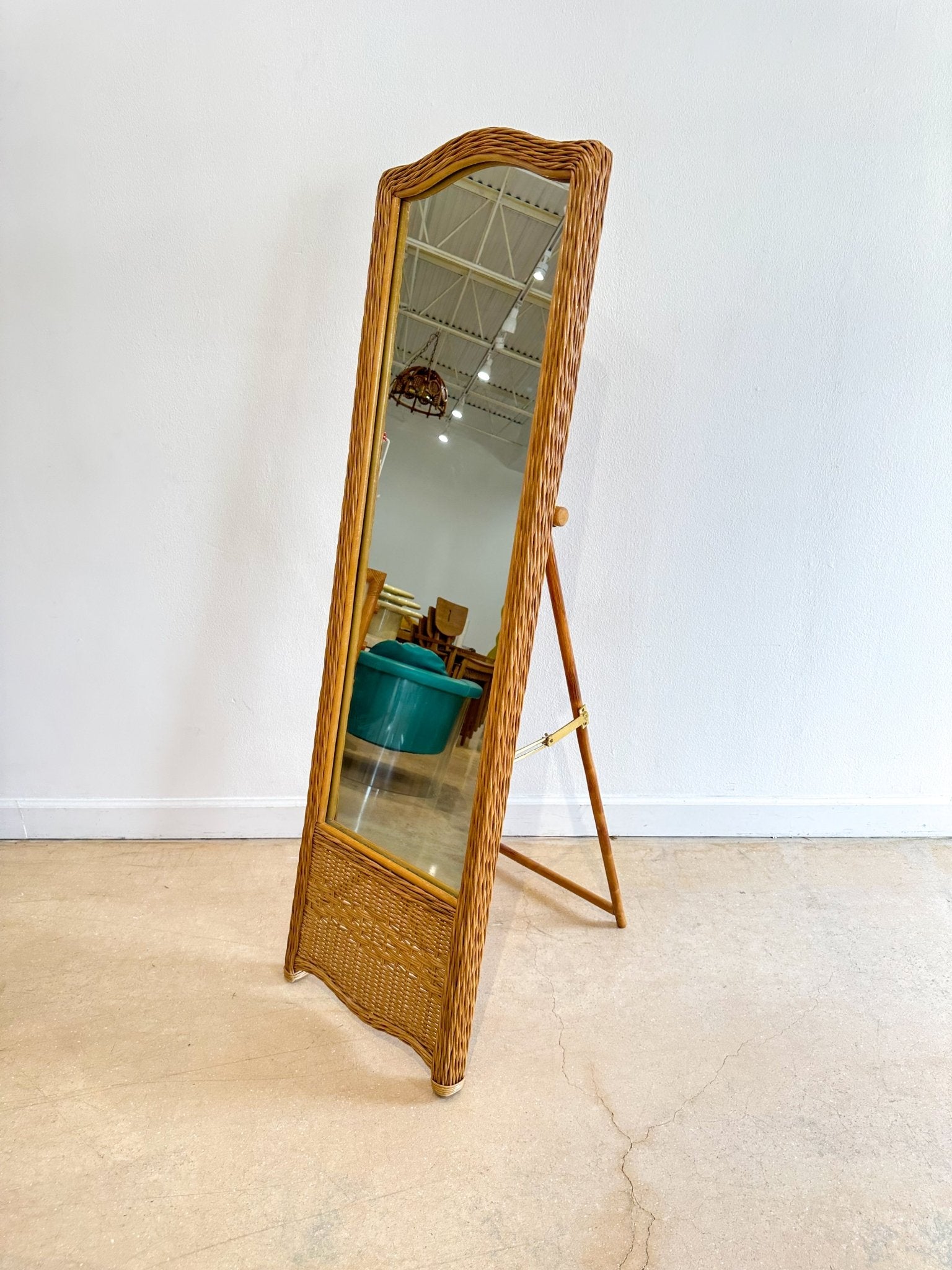 Full Length Wicker Mirror, Pier1 - Rehaus