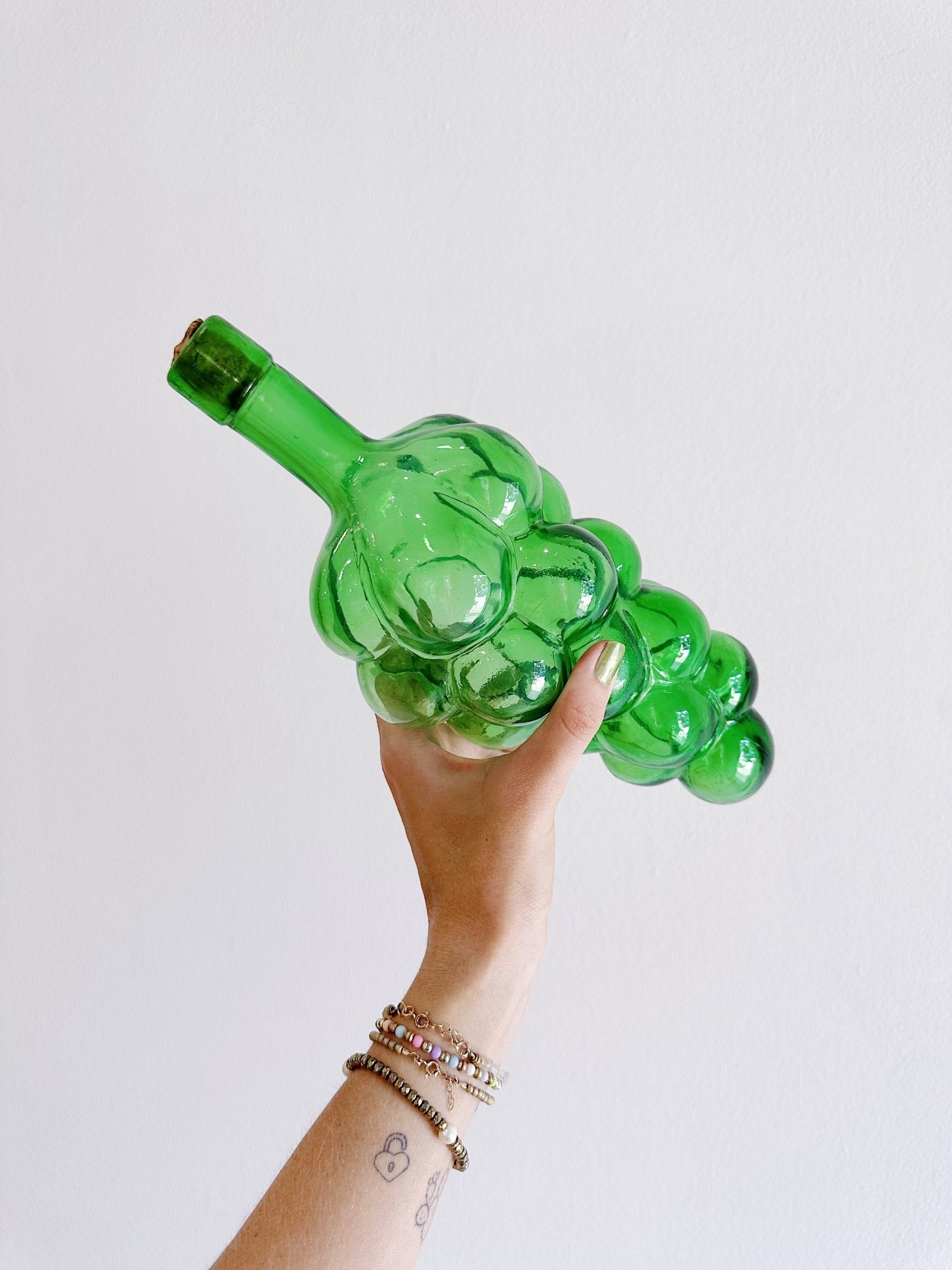 Green Grape Glass Bottle - Rehaus