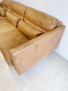 Honey Leather Sofa, by West Elm - Rehaus