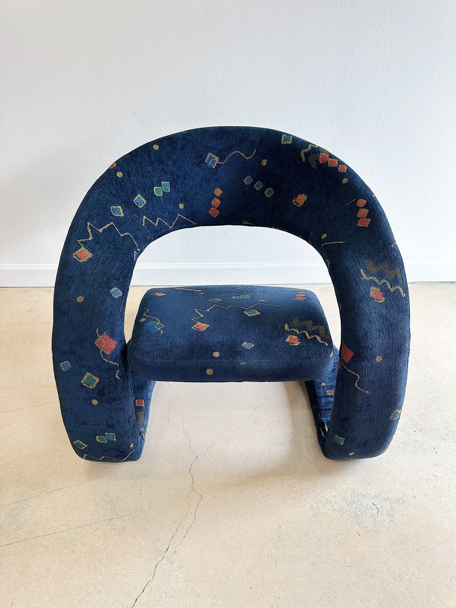 Jaymar Tongue Chair, Memphis Pattern - Rehaus