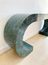 Marble Laminate Scroll Console Table - Rehaus