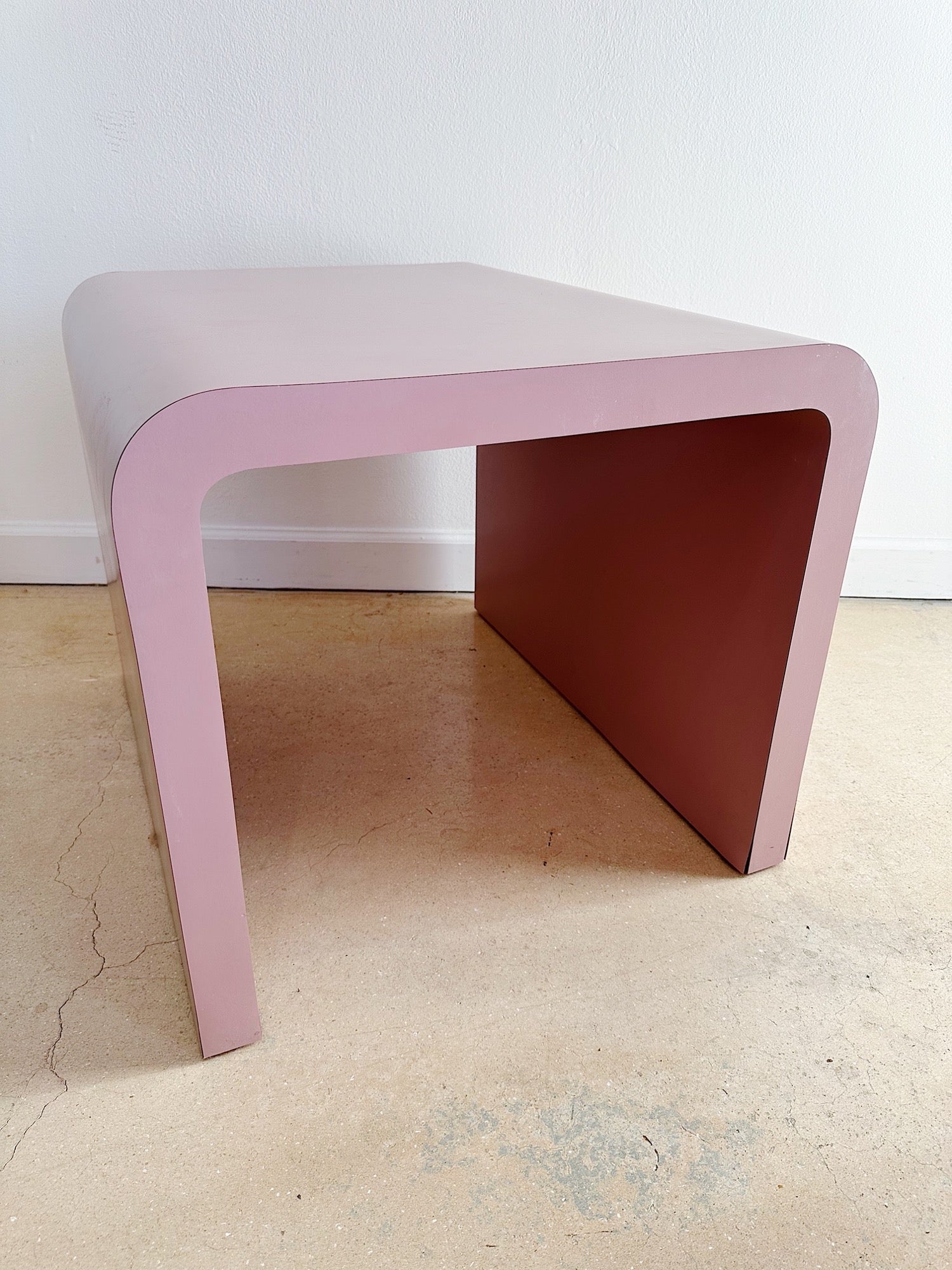 Mauve Laminate Accent Table - Rehaus