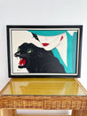 Panther Protector — Framed & Signed Painting - Rehaus