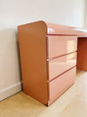 Peachy Pink Laminate Desk - Rehaus