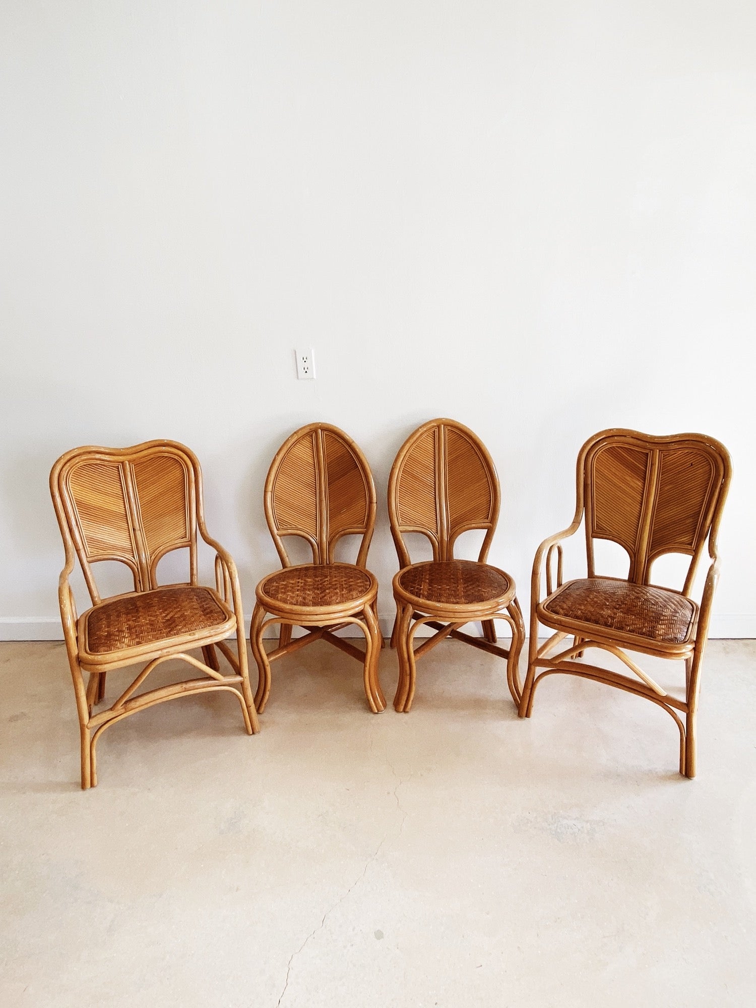 Pencil Reed Dining Chairs - Rehaus